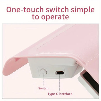 Nail Dust Collector: USB-Powered, Strong Suction, One-Touch Operation, Say Goodbye to Dust Troubles.PINK - Image 9