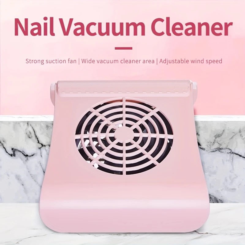 Nail Dust Collector: USB-Powered, Strong Suction, One-Touch Operation, Say Goodbye to Dust Troubles.WHITE - Image 9
