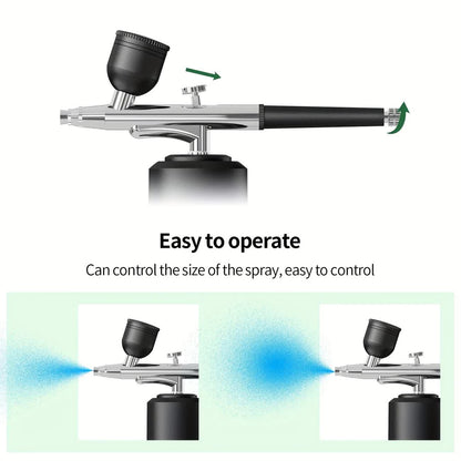 Pink Portable Wireless Airbrush Kit, Versatile for Nail Art, Painting, Makeup, and Model Making - Image 4