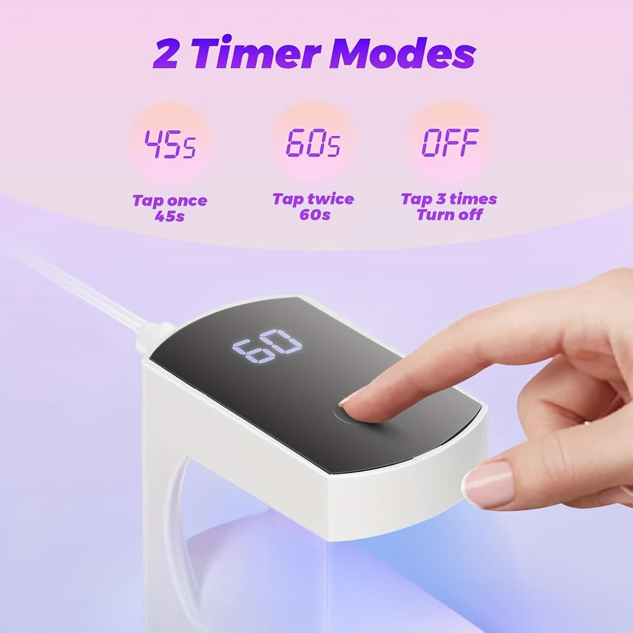 Mini Nail Lamp: Portable, Fast-Drying, Enjoy DIY Nail Fun On-the-Go - Image 4