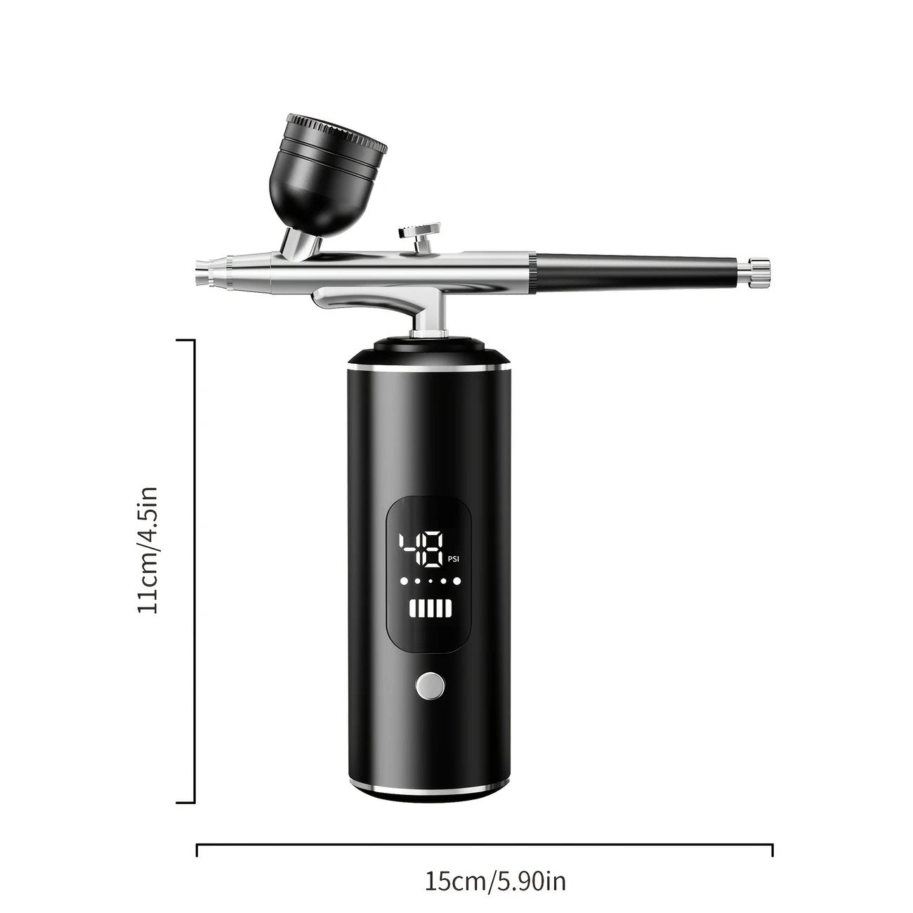 Pink Portable Wireless Airbrush Kit, ideal for nail art, painting, cake decoration, and makeup. Rechargeable design, perfect for both amateurs and professionals. - Image 6