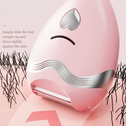 WHITE  3-in-1 Women's Electric Hair Remover, suitable for both dry and wet use. Designed for bikini, eyebrows, face, and underarms. Portable, rechargeable, cordless, gentle yet effective. - Image 2