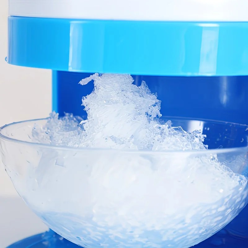 1 Multi-Function Shaved Ice Machine and Snow Ice Maker – Compact Manual Ice Shaver with Smoothie and Milkshake Making Functions. blue - Image 6