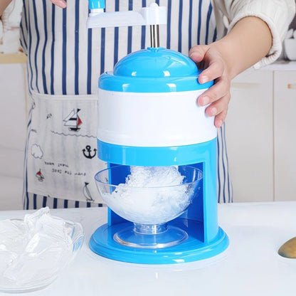 1 Multi-Function Shaved Ice Machine and Snow Ice Maker – Compact Manual Ice Shaver with Smoothie and Milkshake Making Functions. blue - Image 9