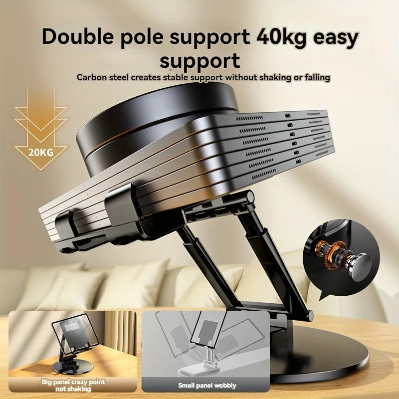 All-round Rotation, Rock-solid on Desktop —— Free Height Adjustment, One Stand for All Scenarios - Image 5