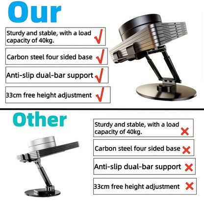 All-round Rotation, Rock-solid on Desktop —— Free Height Adjustment, One Stand for All Scenarios - Image 7
