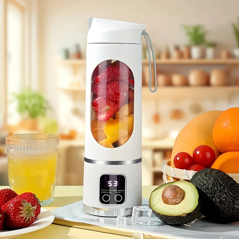 (Purple)Portable USB Charging Blender & Juicer - Easy to Clean, Suitable for Fruit and Vegetable Drinks, Smoothies - Capacity Ranging from 10.14 oz to 16.91 oz - Image 3