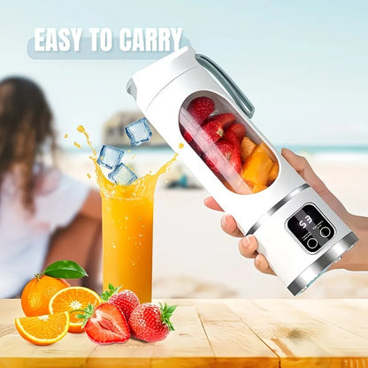 (Purple)Portable USB Charging Blender & Juicer - Easy to Clean, Suitable for Fruit and Vegetable Drinks, Smoothies - Capacity Ranging from 10.14 oz to 16.91 oz - Image 4