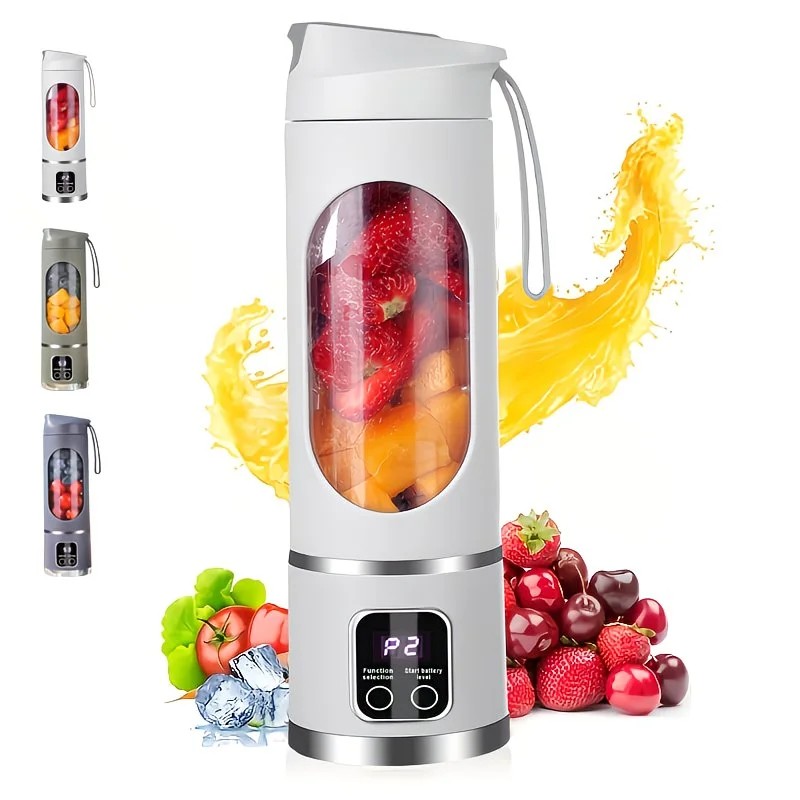 (Purple)Portable USB Charging Blender & Juicer - Easy to Clean, Suitable for Fruit and Vegetable Drinks, Smoothies - Capacity Ranging from 10.14 oz to 16.91 oz - Image 5