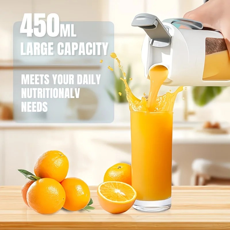 (Purple)Portable USB Charging Blender & Juicer - Easy to Clean, Suitable for Fruit and Vegetable Drinks, Smoothies - Capacity Ranging from 10.14 oz to 16.91 oz - Image 7