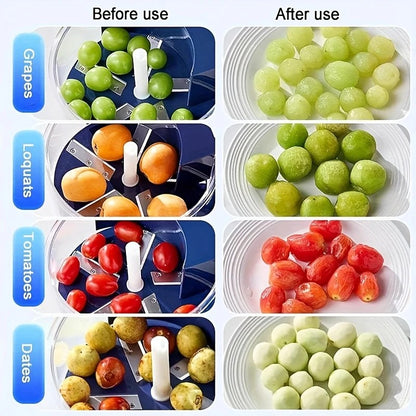 Electric Fruit Peeler  Automatic Peeling Machine for Grapes, Cherry Tomatoes, and Garlic  Multifunctional Kitchen Tool - Image 5