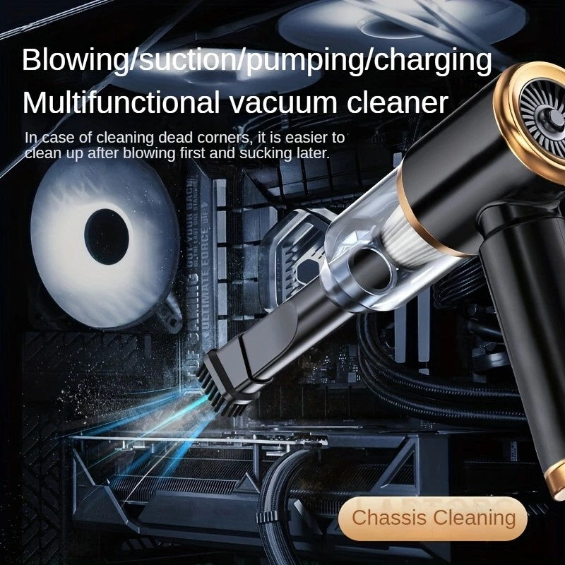 Blow-Suction Integrated Cordless Handheld Vacuum, Powerful & Portable Design, Ideal for Cars, Homes, Offices, Effortlessly Cleans Pet Hair. - Image 2