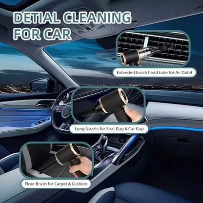 Blow-Suction Integrated Cordless Handheld Vacuum, Powerful & Portable Design, Ideal for Cars, Homes, Offices, Effortlessly Cleans Pet Hair. - Image 5