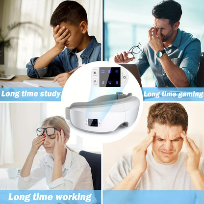 4D Smart Multifunctional Eye Massager with Air Pressure, Vibration, Heating, and Music. - Image 7