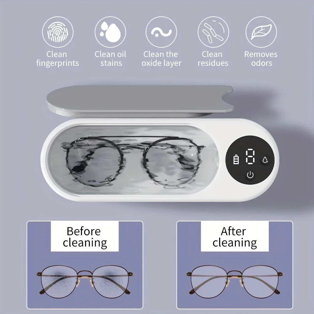 Smart Ultrasonic Cleaner: Renew Your Glasses and Jewelry with 360° Deep Cleaning - Image 4