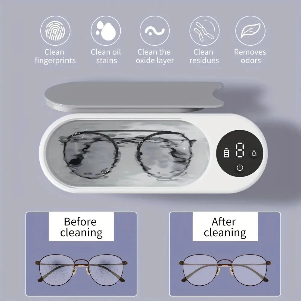Smart Ultrasonic Cleaner: Renew Your Glasses and Jewelry with 360° Deep Cleaning - Image 4