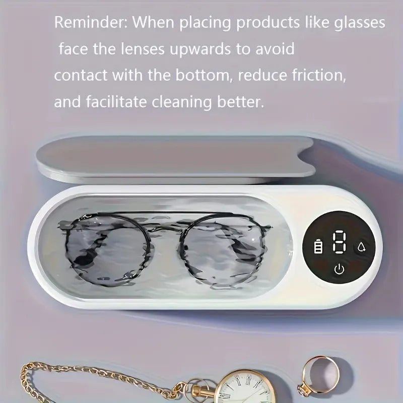 Smart Ultrasonic Cleaner: Renew Your Glasses and Jewelry with 360° Deep Cleaning - Image 8