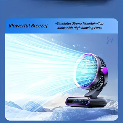 Grayish Purple   AI Smart Circulating Fan: 4 Modes + Silent Airflow, Your All-Scenario Cooling Companion。 - Image 9
