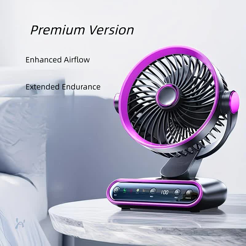 Cream rice，AI Smart Circulating Fan: 4 Modes + Silent Airflow, Your All-Scenario Cooling Companion - Image 8