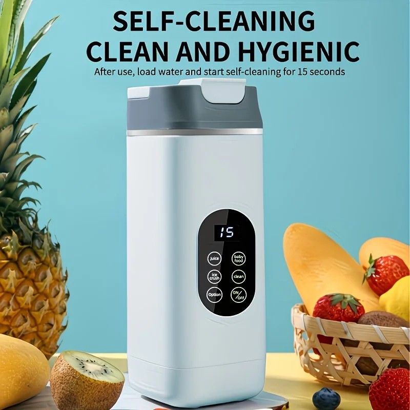 Portable Wireless Fresh Juice Maker: Freshness in a Cup, Anywhere, Anytime.  BLACK - Image 9