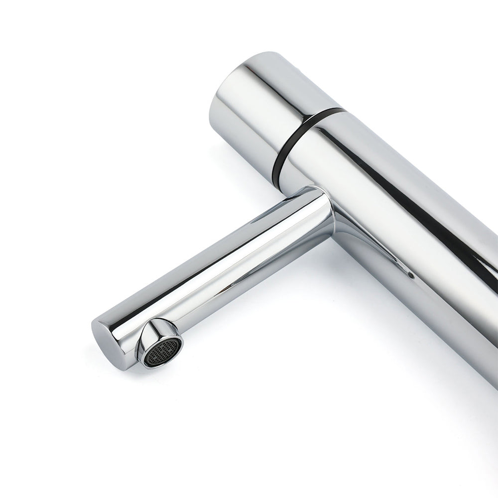 WELS Bathroom Basin Mixer Vanity Sink Bubble Faucet Tap Laundry Brass Chrome Set - Image 4