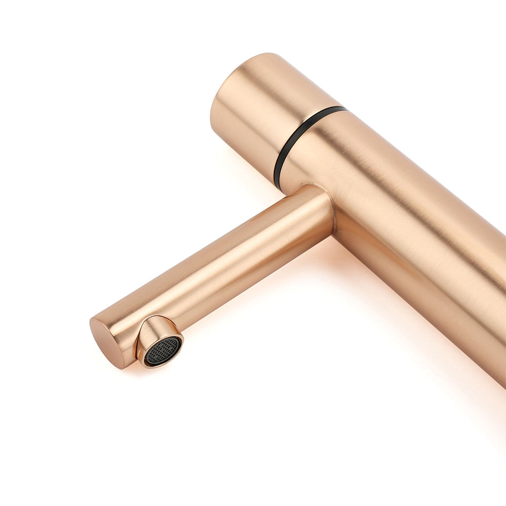 WELS 6L/min Rose Gold Basin Mixer Vanity Sink Bubble Faucet Tap Washing Laundry - Image 3