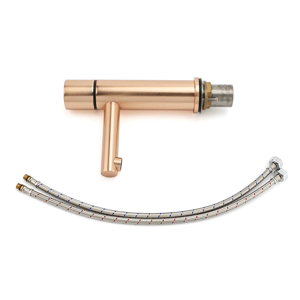 WELS 6L/min Rose Gold Basin Mixer Vanity Sink Bubble Faucet Tap Washing Laundry - Image 6