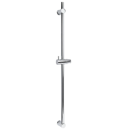 Strong Brass Chrome Round 850mm Long Sliding Rail Bar Holder For Handheld Shower