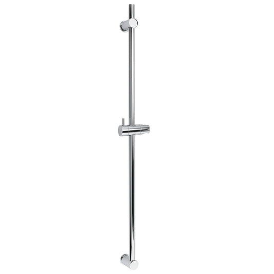 Strong Brass Chrome Round 850mm Long Sliding Rail Bar Holder For Handheld Shower
