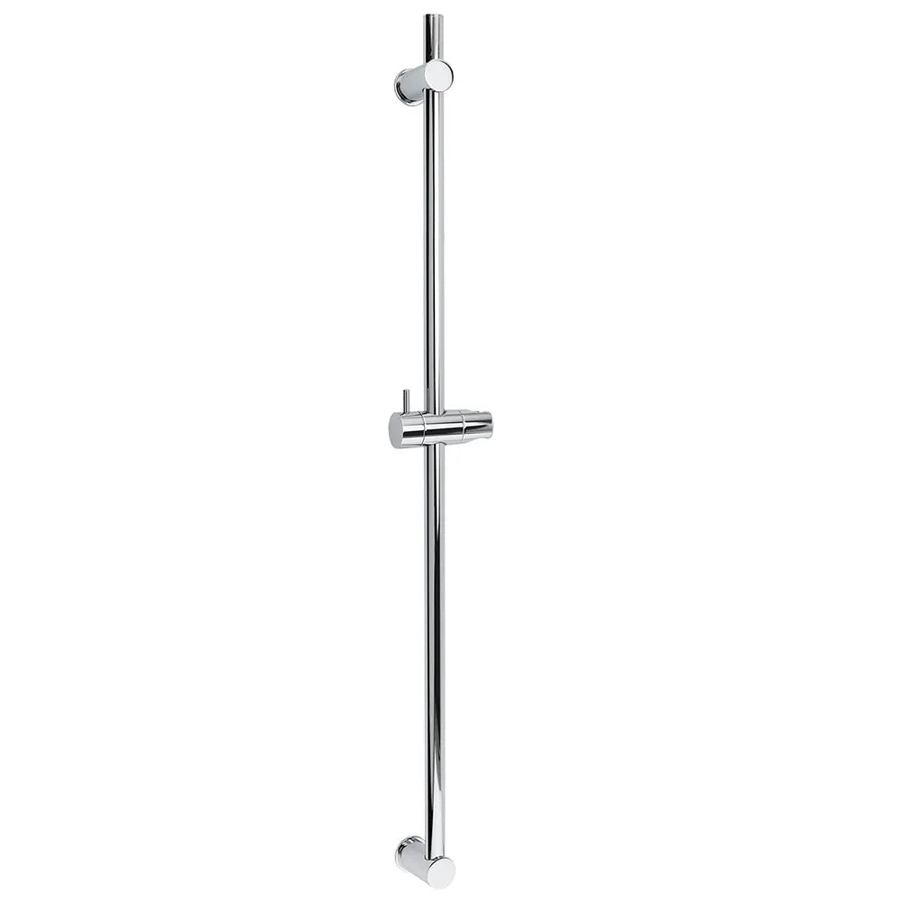 Strong Brass Chrome Round 850mm Long Sliding Rail Bar Holder For Handheld Shower