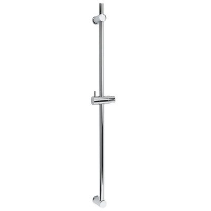 Strong Brass Chrome Round 850mm Long Sliding Rail Bar Holder For Handheld Shower