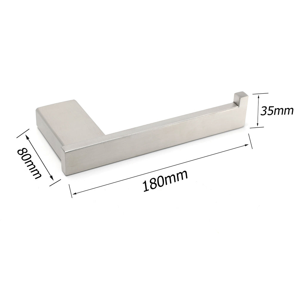 Bahtroom Accessory Brushed Nickel Toilet Paper Roll Tissue Roll Holder Rack Hook - Image 2