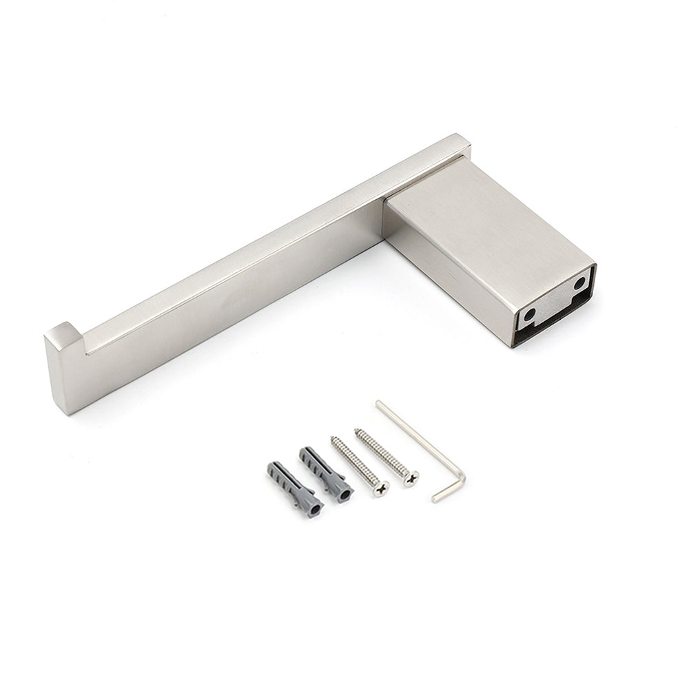 Bahtroom Accessory Brushed Nickel Toilet Paper Roll Tissue Roll Holder Rack Hook - Image 4