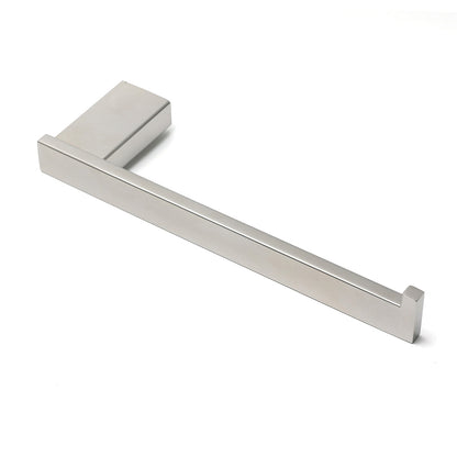 Mirror Chrome Stainless Steel Square Towel Rack Clothes Wall Mounted Holder Kit - Image 3