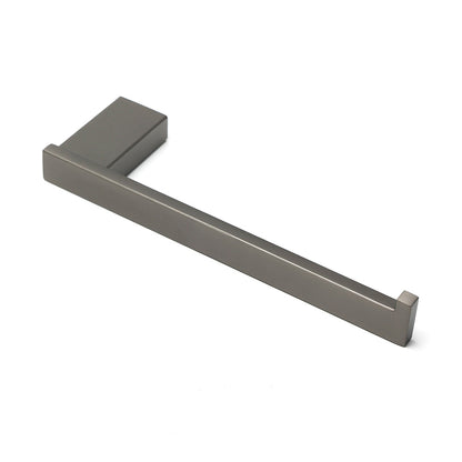 Gun Metal 304 Stainless Steel Square Towel Holder Rack Clothes Hook Kit Bathroom - Image 3