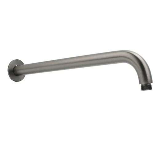 WELS Gun Metal Round 10" Rain Shower Head 400mm Straight Wall Mounted Arm Bath Set - Image 2