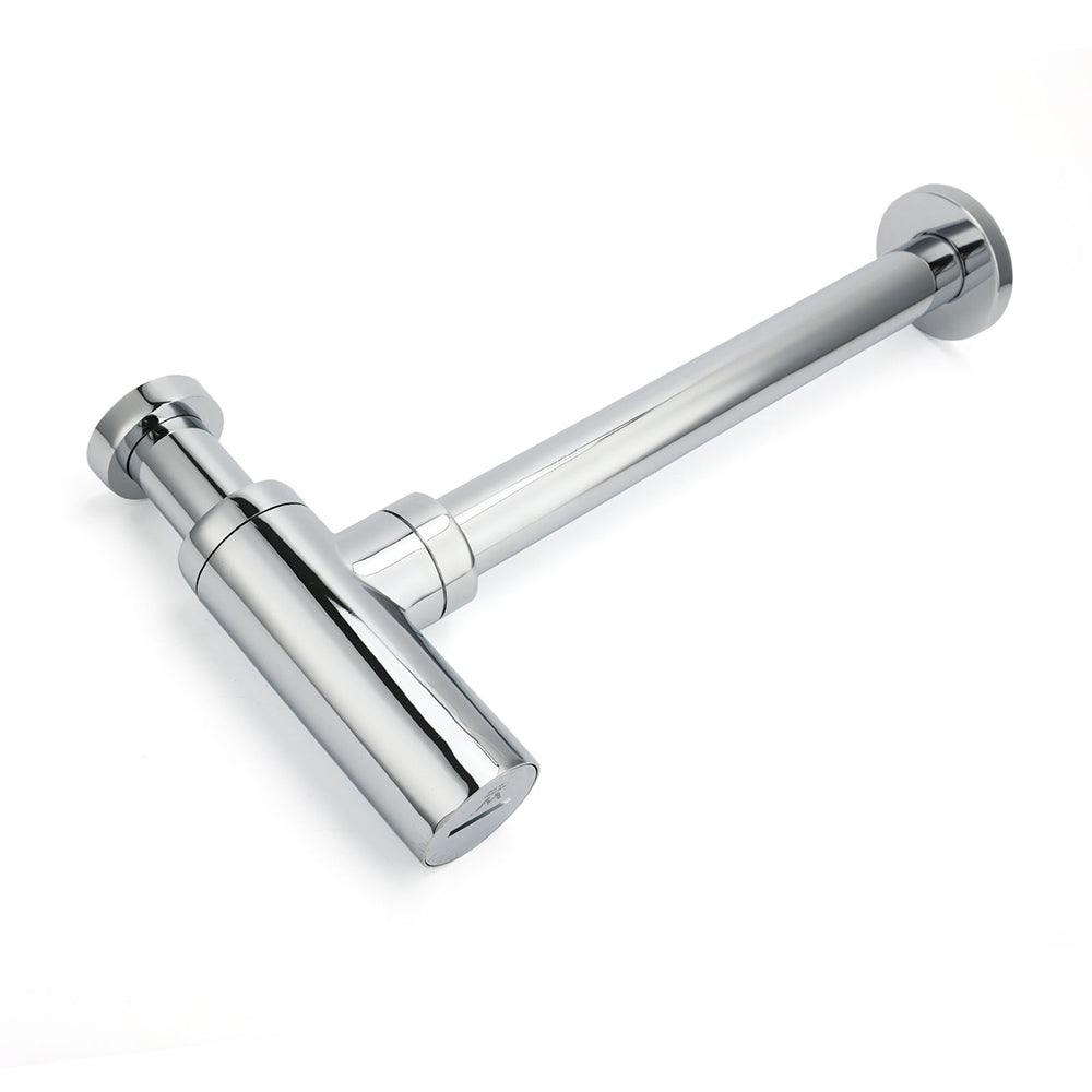 Watermark Adjustable 32mm Wall Bottle Trap Basin Sink Vanity Waste Drain Brass - Image 2