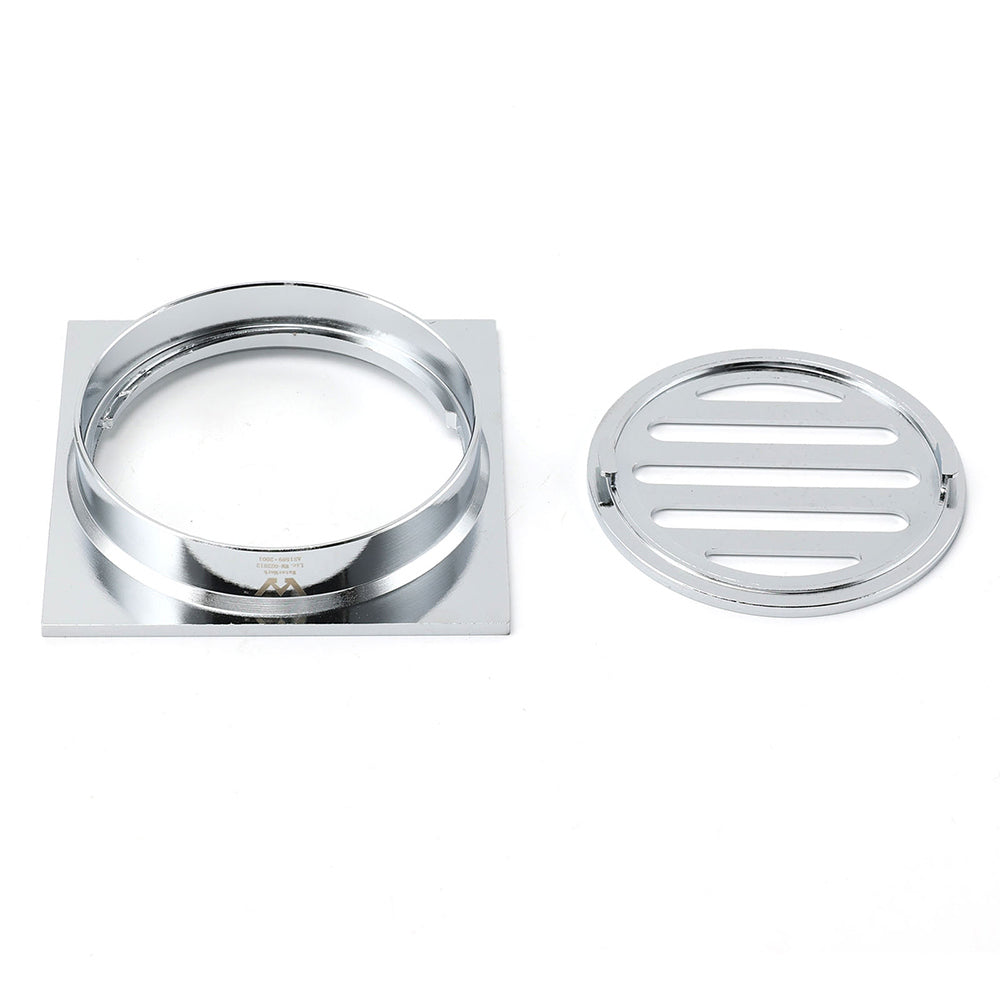 Watermark Stainless Steel 85x85mm Small Square Shower Grate Floor Drain 72mm Outlet - Image 3