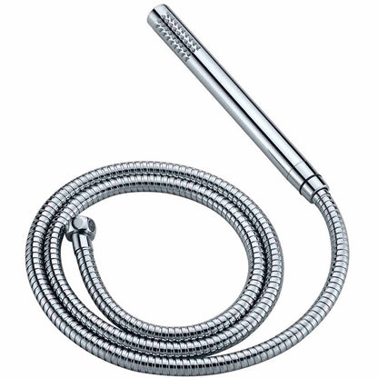 WELS Bathroom Round 8" Rain Shower Head Single Mode Brass Handheld Spray Rail Arm Set Mixer - Image 6
