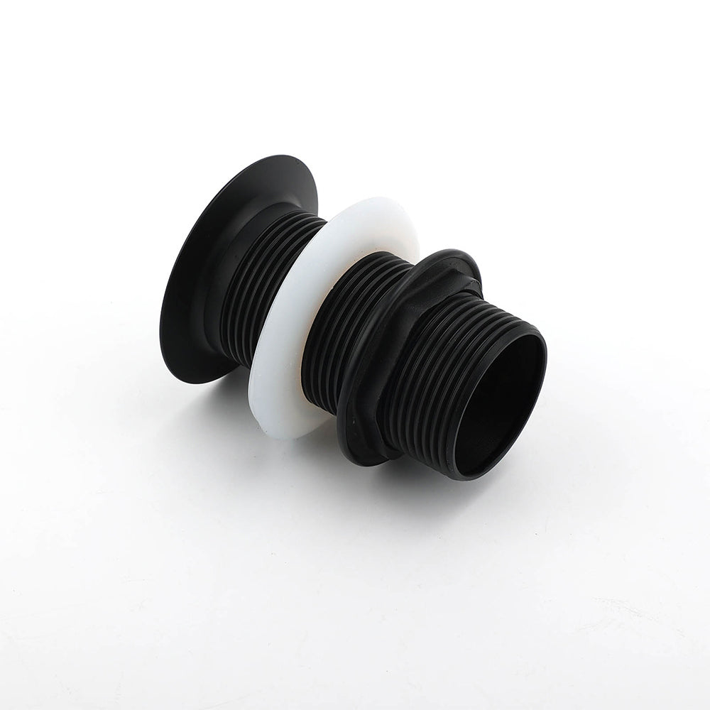 Matt Black Watermark 32mm Pop Up Push Brass Waste Plug No Overflow Basin Drain - Image 4