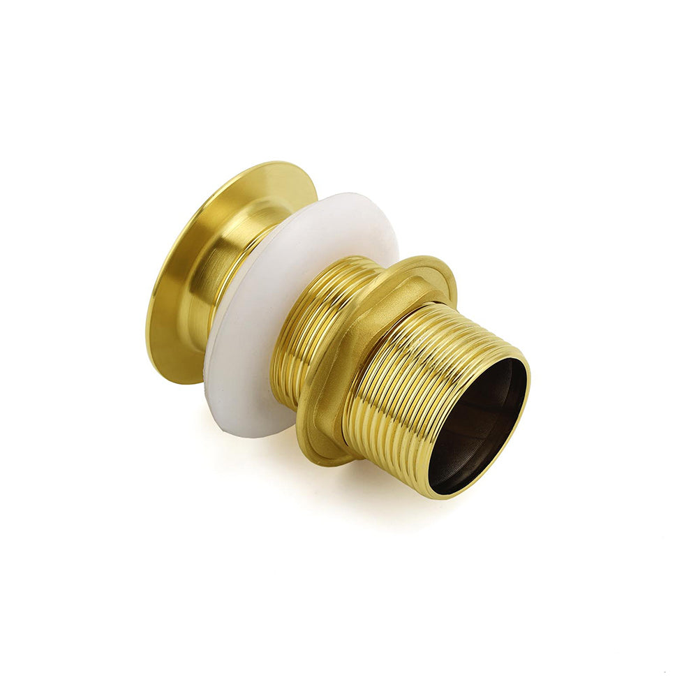 Watermark 32mm Pop Up Push Waste Plug No Overflow Basin Sink Drain Brushed Gold - Image 4