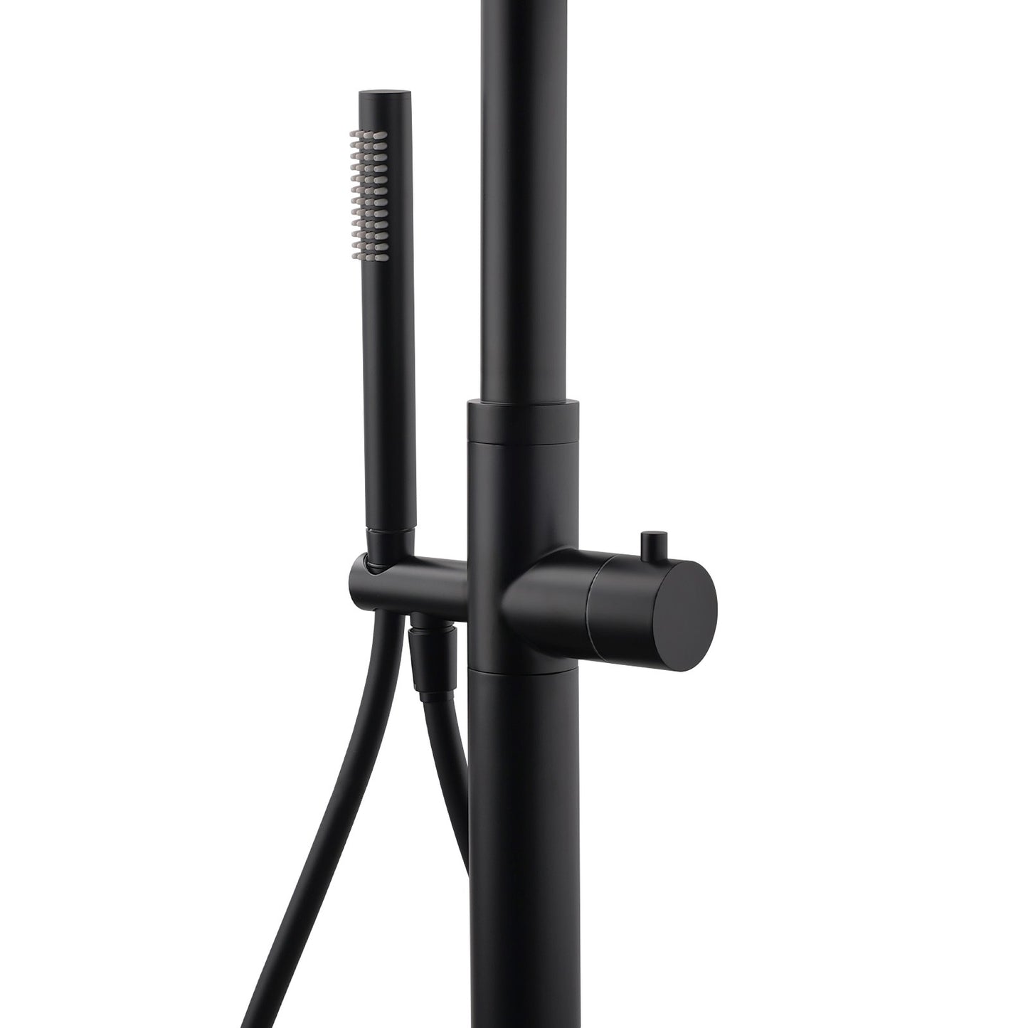 WELS Matte Black 316SUS Dual Shower Set Outdoor Bath System Rainfall 10" Head - Image 3