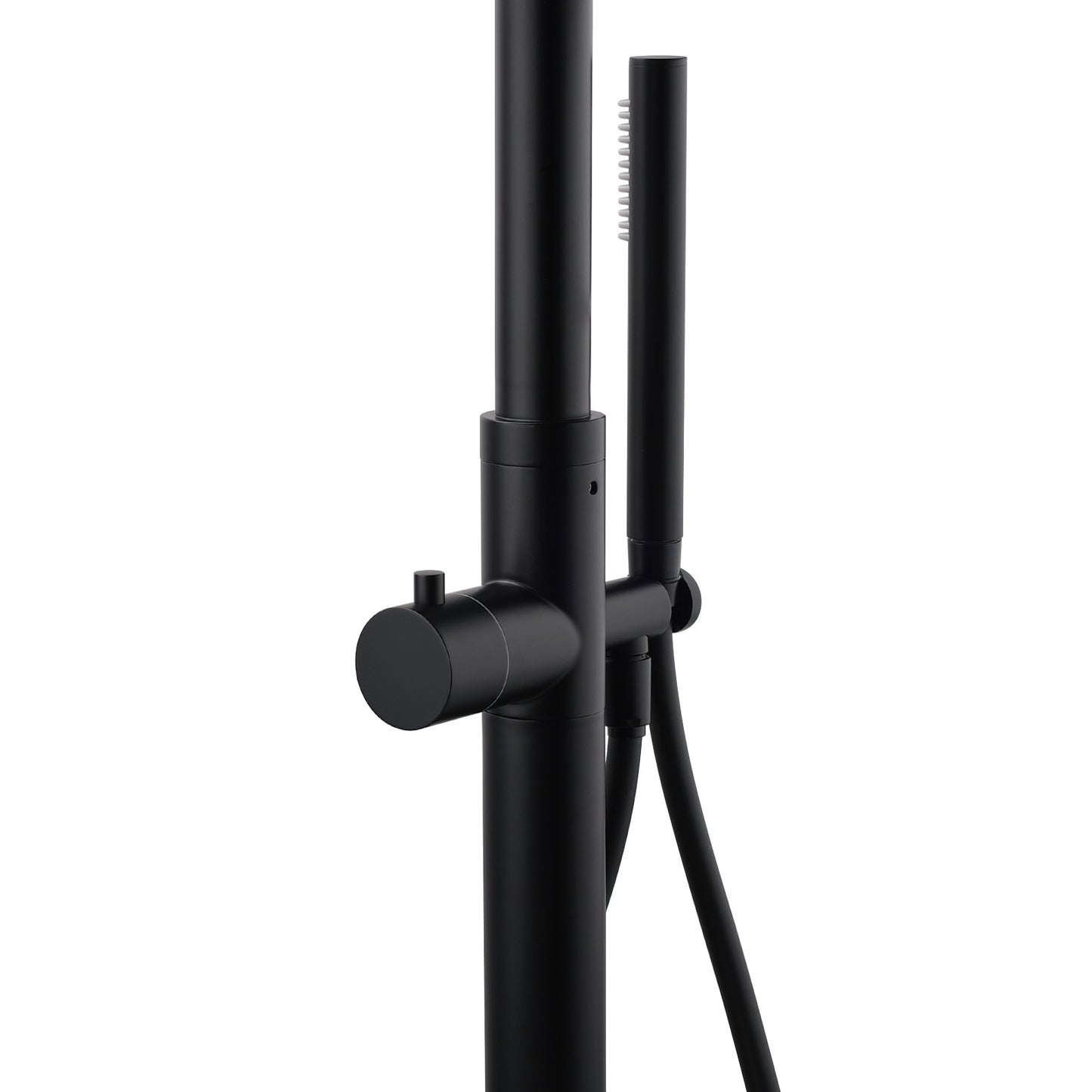 WELS Matte Black 316SUS Dual Shower Set Outdoor Bath System Rainfall 10" Head - Image 4