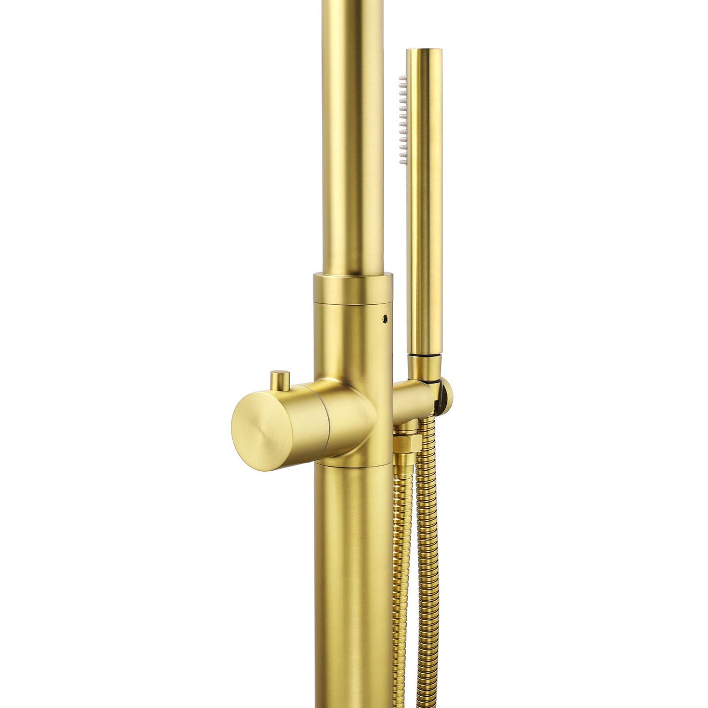 WELS Brushed Gold Twin Shower Handset Combo Set Outdoor Washing 10" Head 316 SUS - Image 4