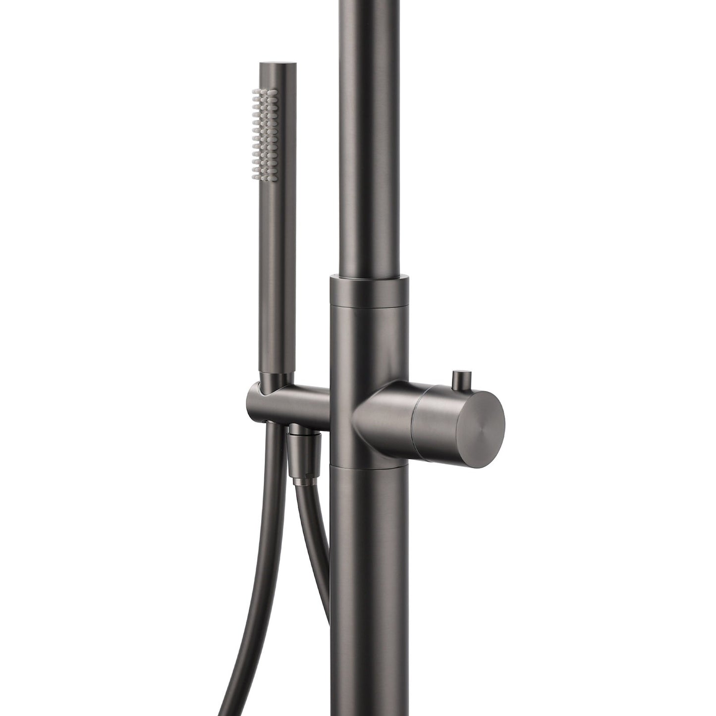 316 SUS WELS Gun Metal Twin Shower Handset Combo Outdoor Bath Rainfall 10" Head - Image 3