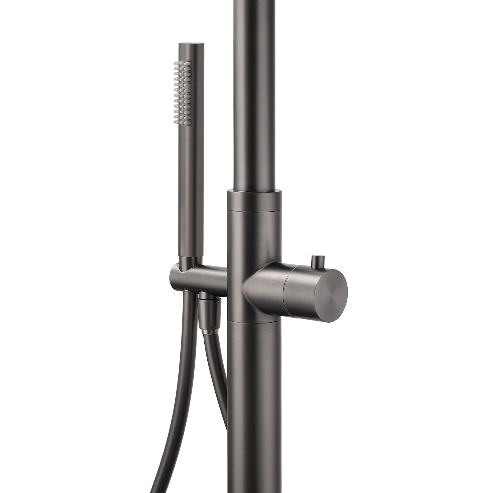 316 SUS WELS Gun Metal Twin Shower Handset Combo Outdoor Bath Rainfall 10" Head - Image 3