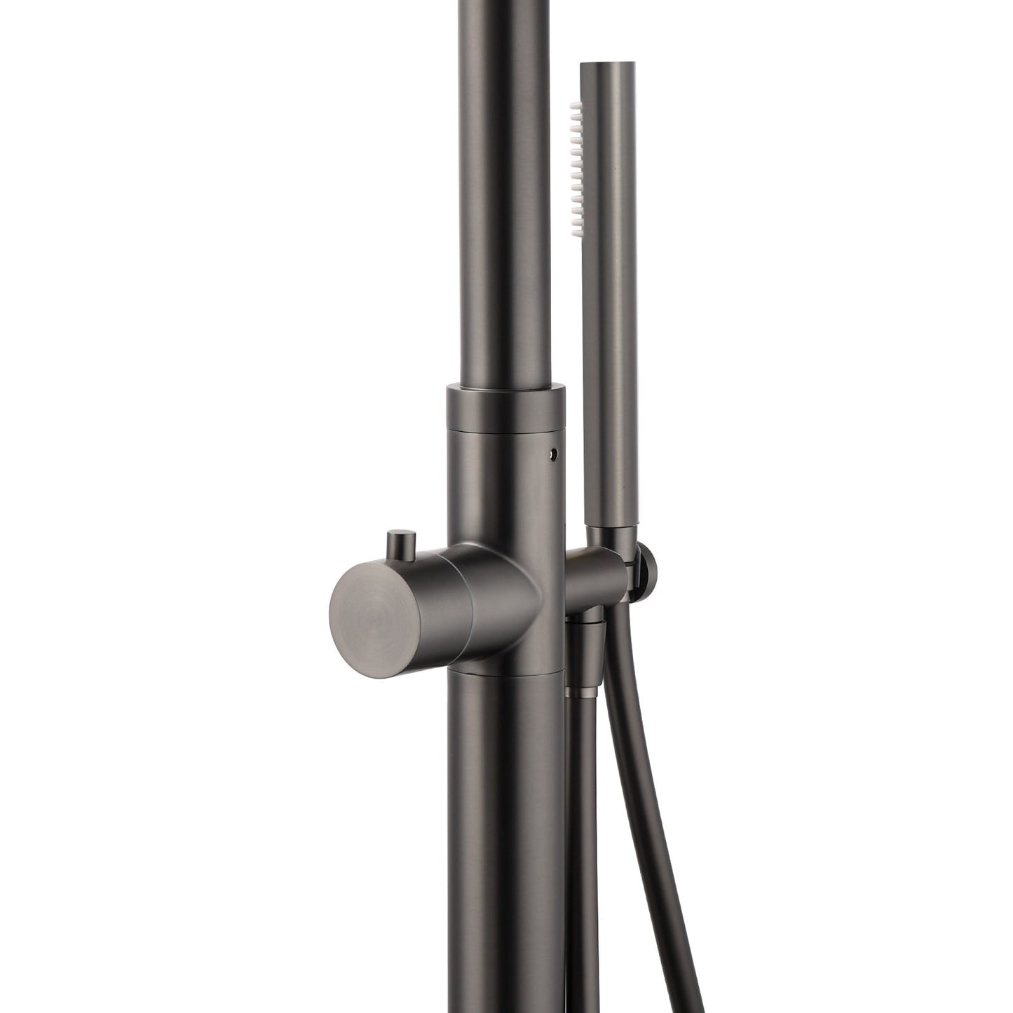 316 SUS WELS Gun Metal Twin Shower Handset Combo Outdoor Bath Rainfall 10" Head - Image 4