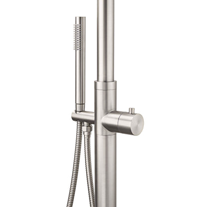 Watermark Brushed Nickel Dual Shower Handset Combo Outdoor Round 10" Head 316SUS - Image 3
