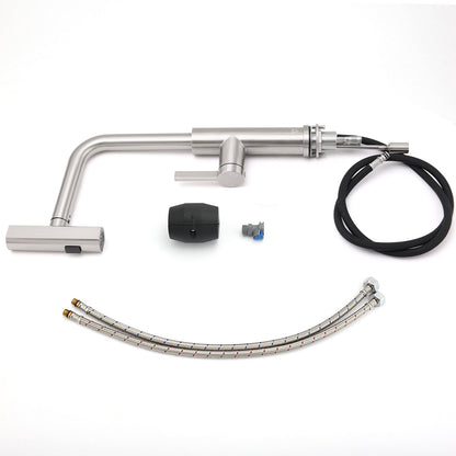 Brushed Nickel 3-Mode Kitchen Mixer Pull Out Down Sink Laundry Faucet Tap WELS - Image 7