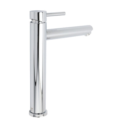 WELS 7.5L/m Round Tall Laundry Basin Mixer Vanity Sink Faucet Tap Polish Chrome - Image 3